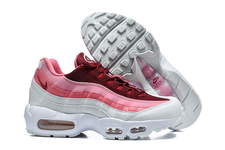 Nike Air Max 95 Women’s Sneakers White Pink Burgundy