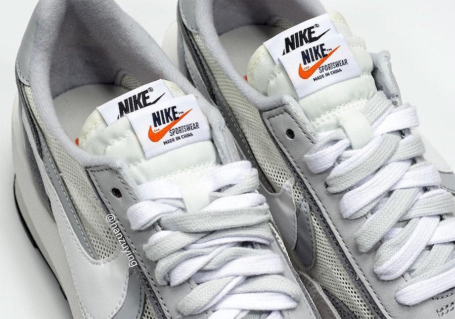 Nike x sacai LDWaffle Sneakers in White and Grey BV0073-100