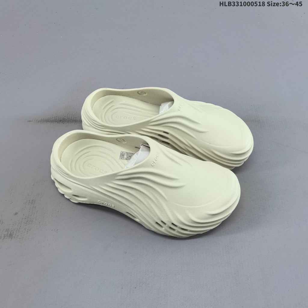 Crocs Bae Clog-Style Slides with Sculpted Design