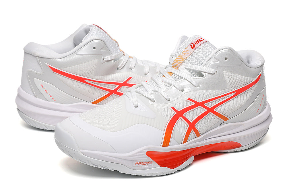 ASICS Sky Elite FF 3 Volleyball Shoes White Orange