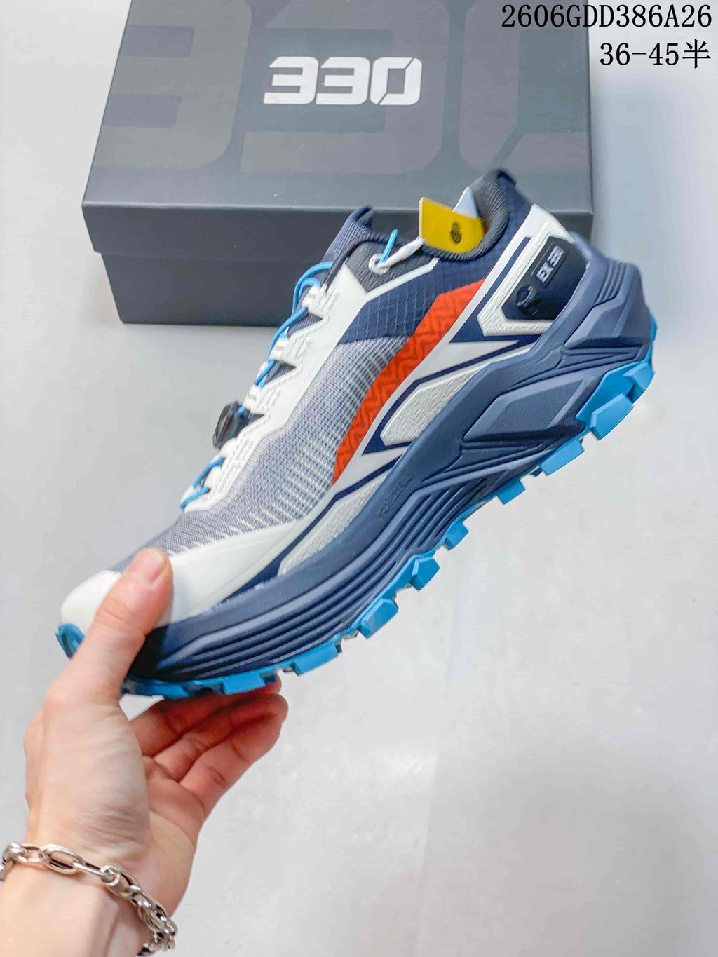 Kailas FUGA EX330 Trail Running Shoes, Gray Blue