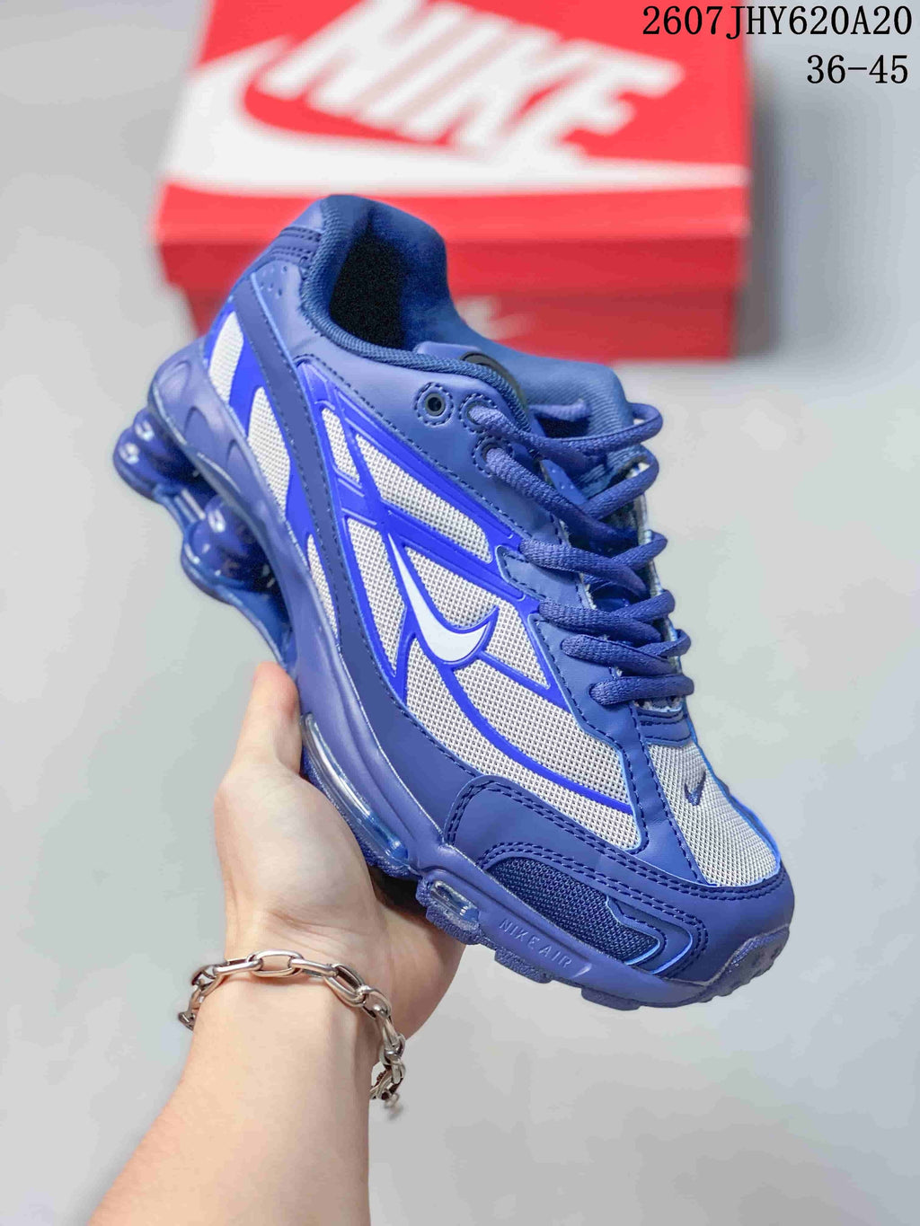 Nike Shox Ride 2 Blue White Sneakers IO4296-004