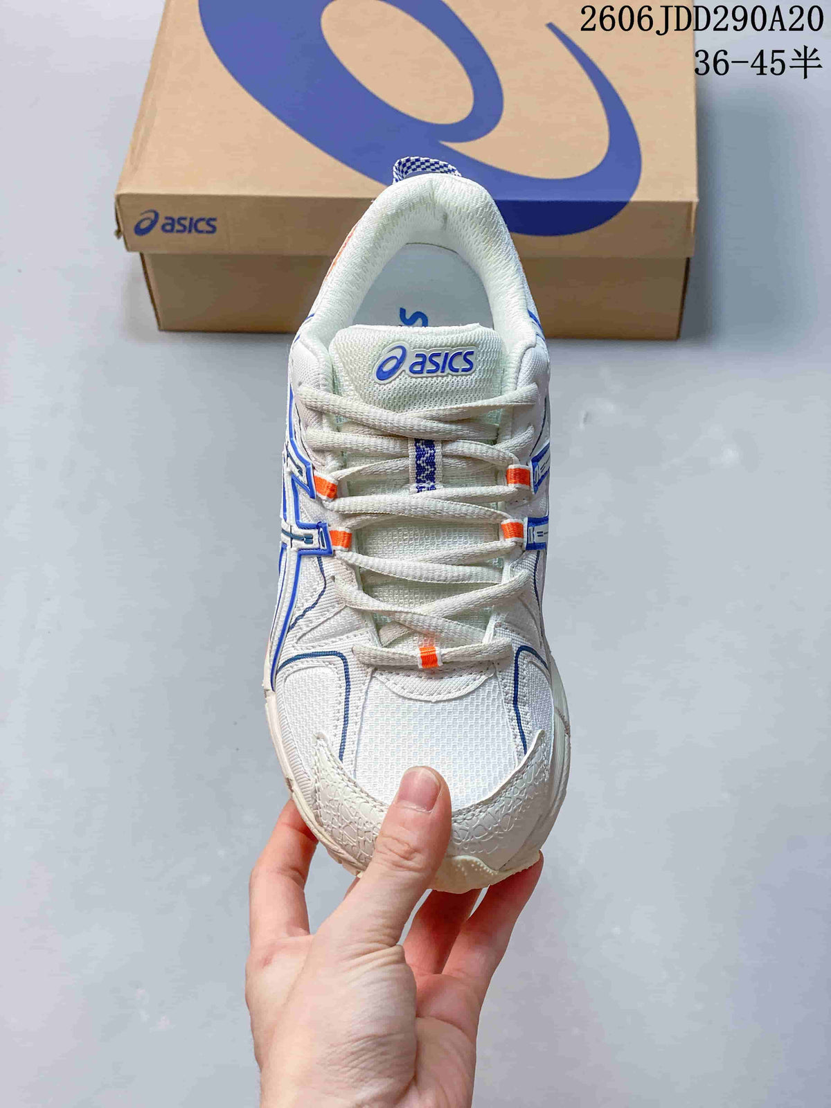 ASICS Tiger Gel-Kahana 8 Sneakers White Blue Orange 612000ASOEW