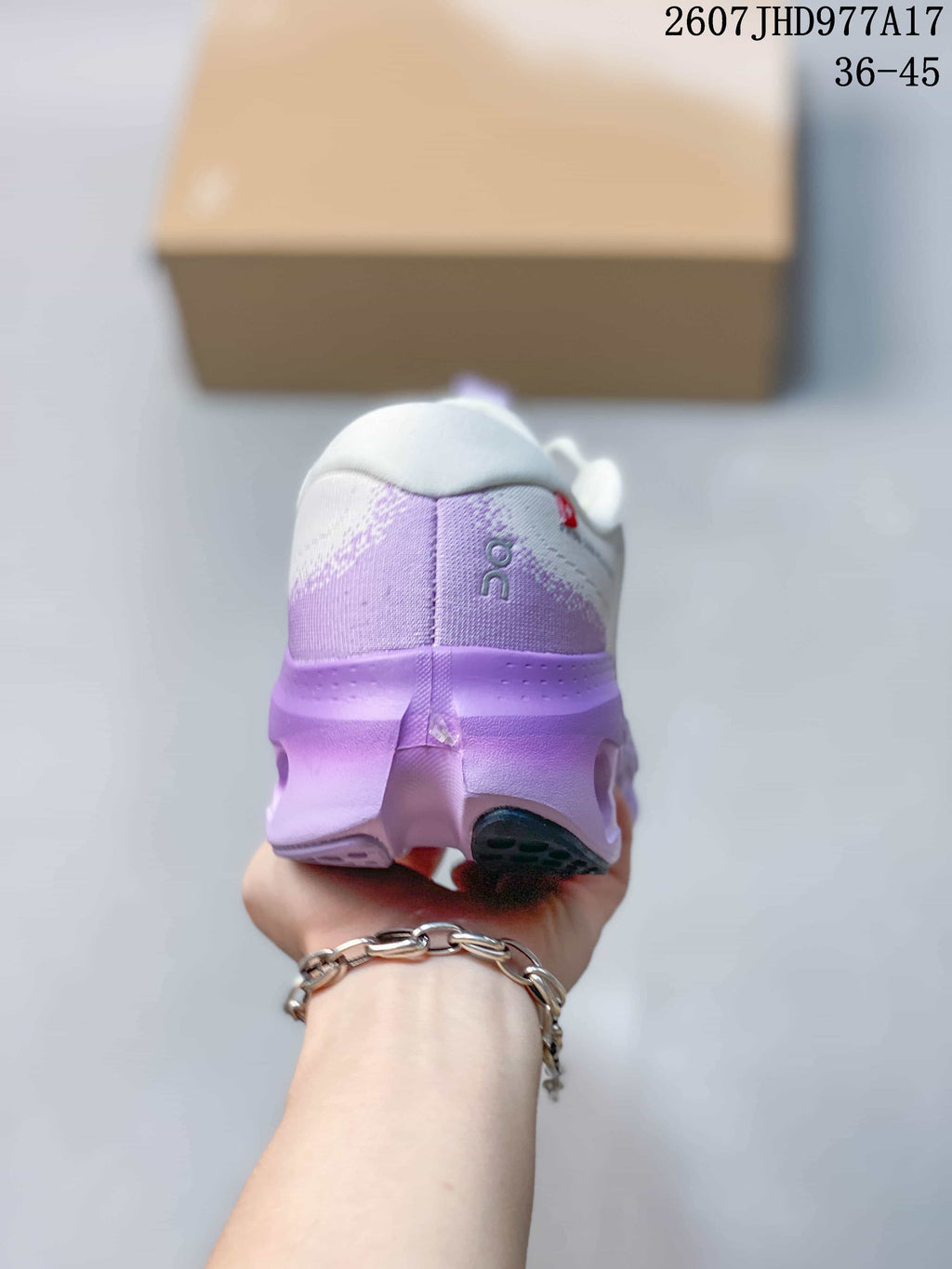 On Cloudtilt Sneakers White and Purple 2607JHD977A17