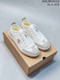 DESCENTE CHRON Retro Casual Sneakers, White and Gray