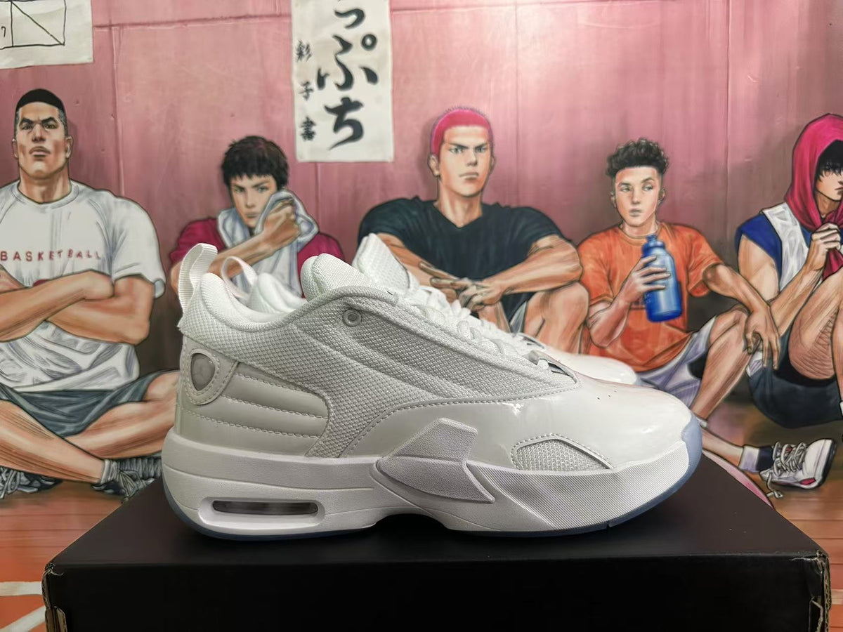 Jordan White Basketball Sneakers