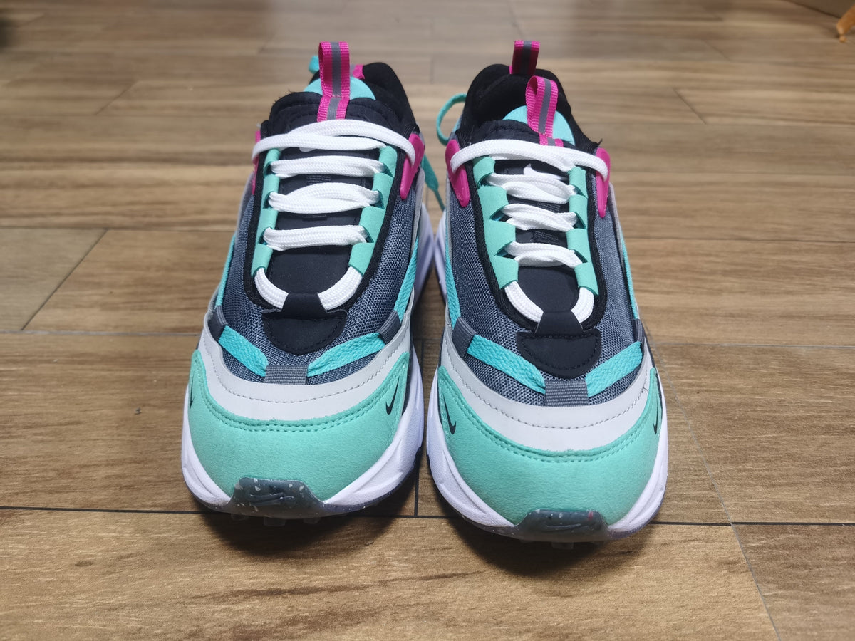 Nike Air Max Furyosa Sneakers in Teal, Gray and White