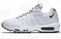 Nike Air Max 95 White and Black Sneakers