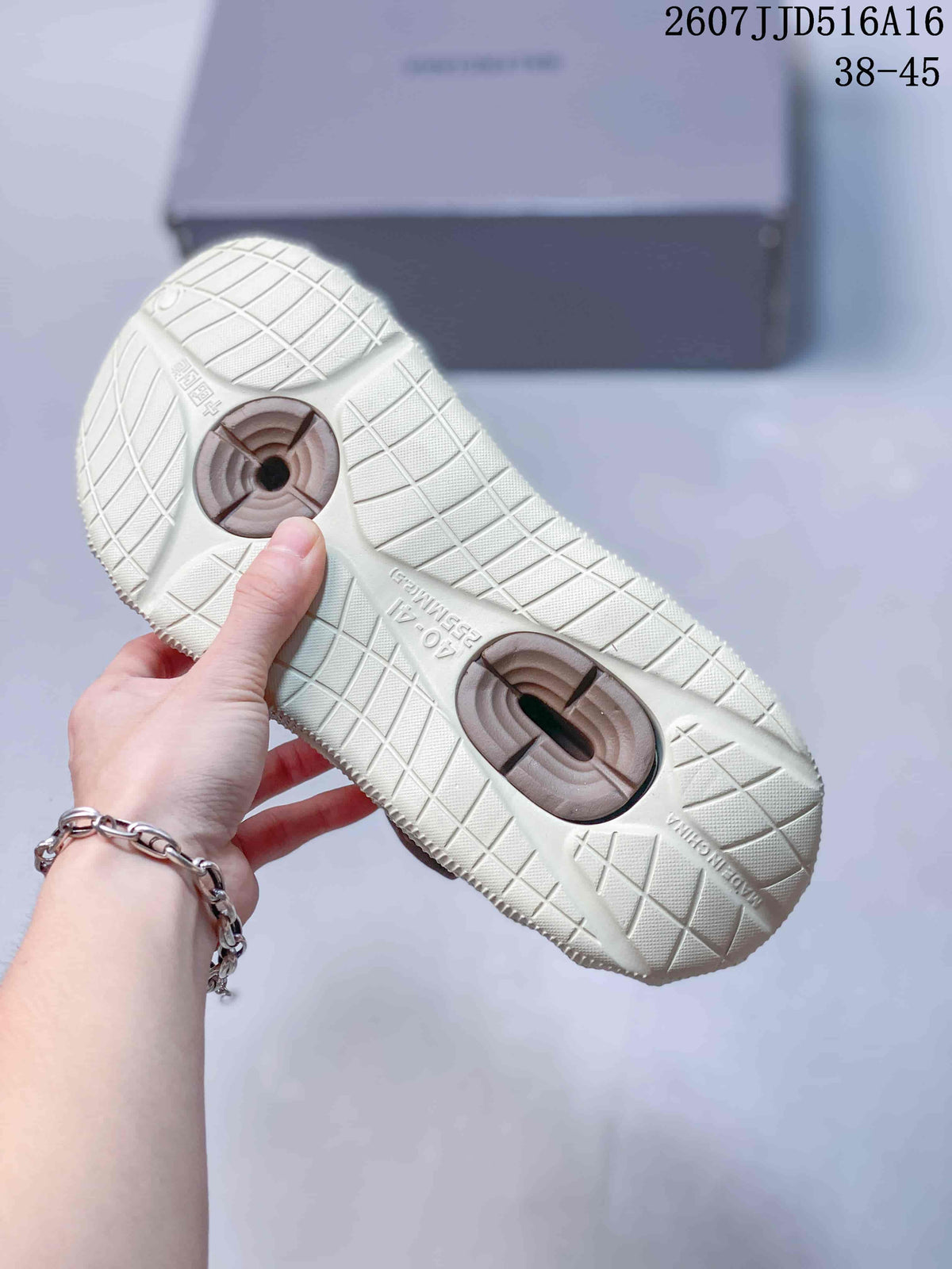 Balenciaga Molded Clog Slides Cream Brown 2607JJD516A16