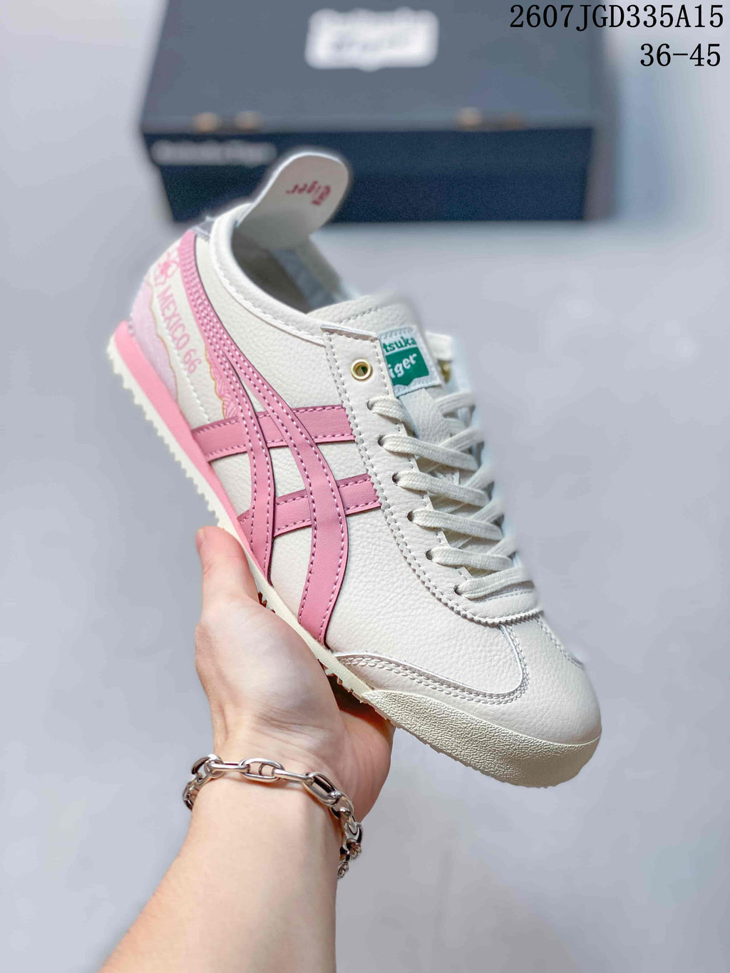 Onitsuka Tiger Mexico 66 Deluxe Sneakers White Pink 2607JGD335A15