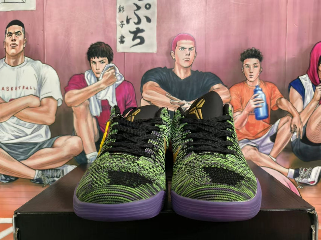 Nike Kobe 11 Mamba Day Basketball Shoes Black Green Purple