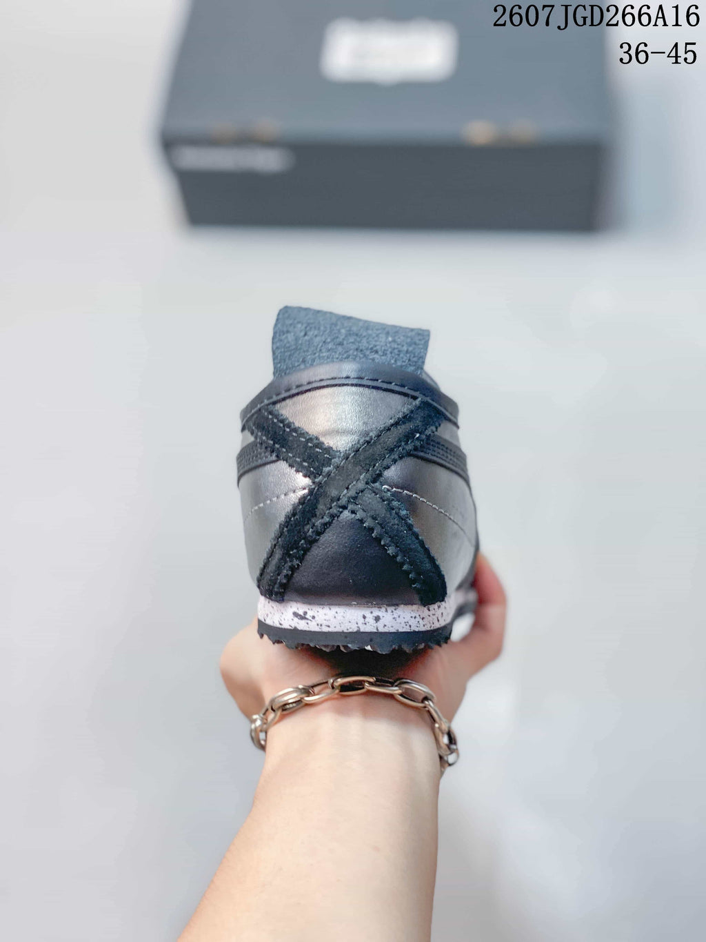 Onitsuka Tiger Mexico 66 Black Silver Sneakers 07JGD266A16
