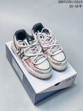 MLB NY Graffiti Platform Sneakers Pink White 3ASXCA12N