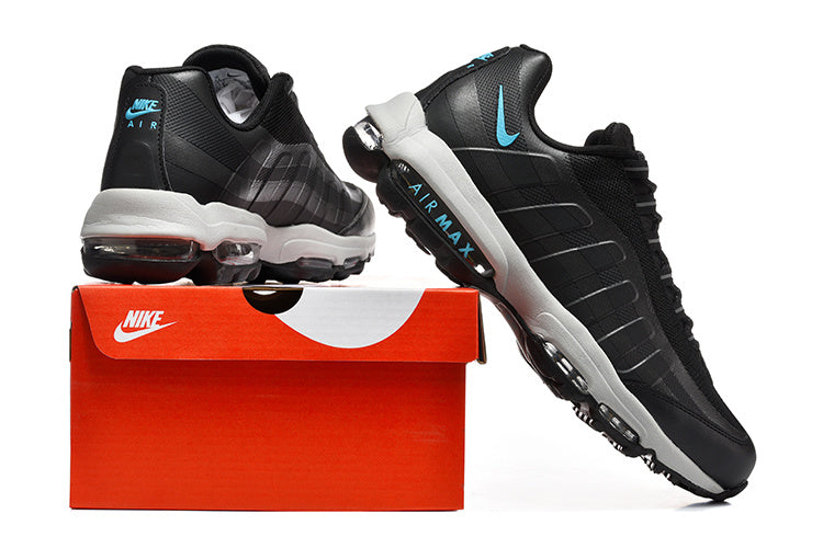 Nike Air Max Black and Blue Sneakers