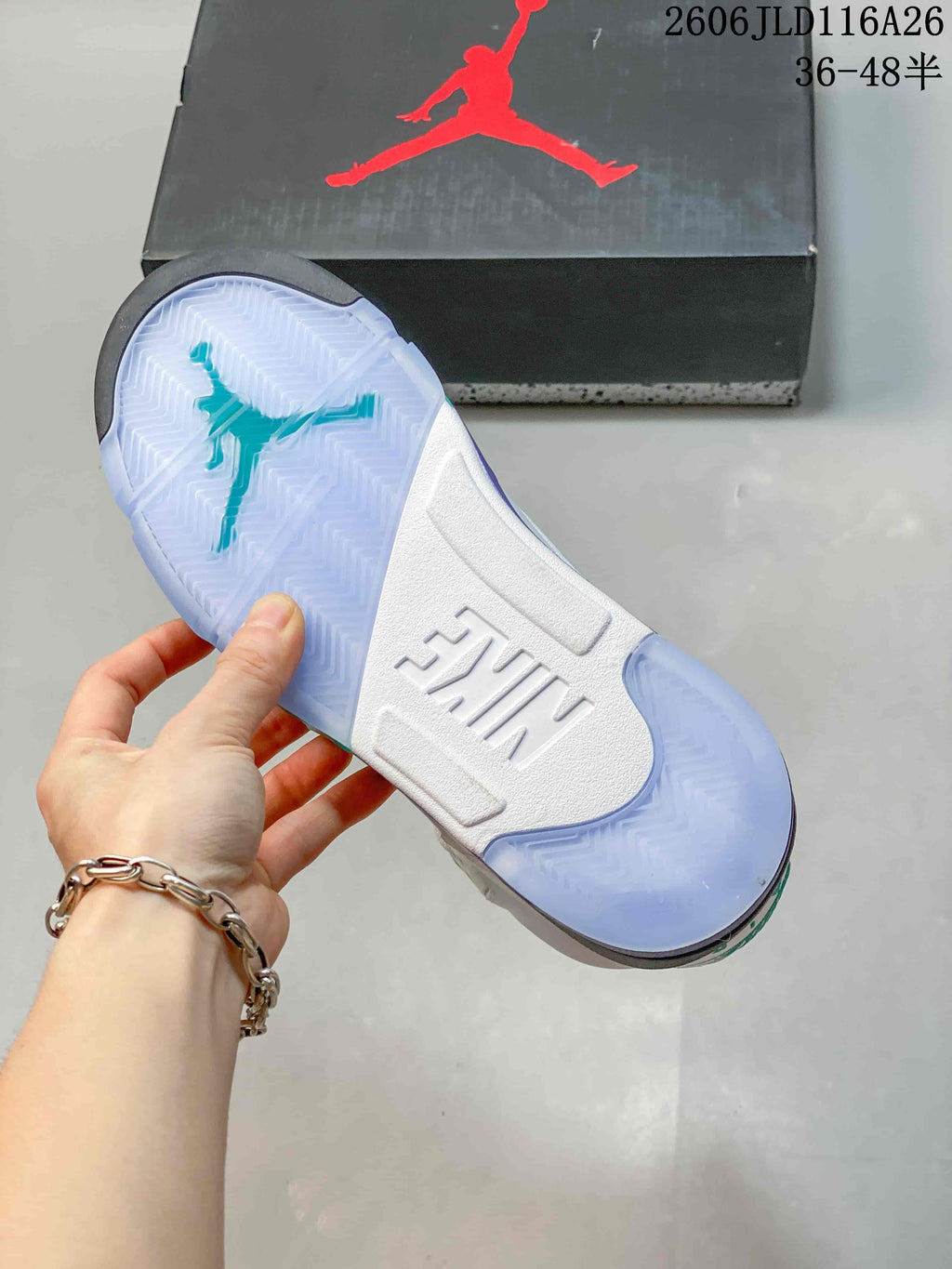 Jordan Air Jordan 5 Retro High White Purple Sneakers