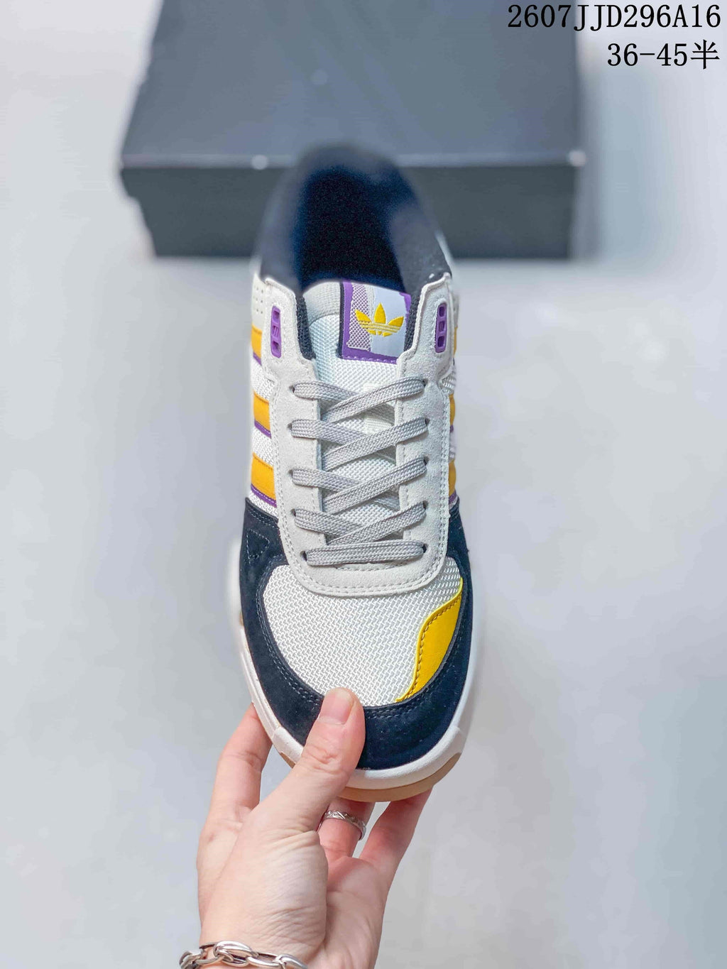 adidas Tekkira Cup Sneakers White Navy Yellow JJD296A16