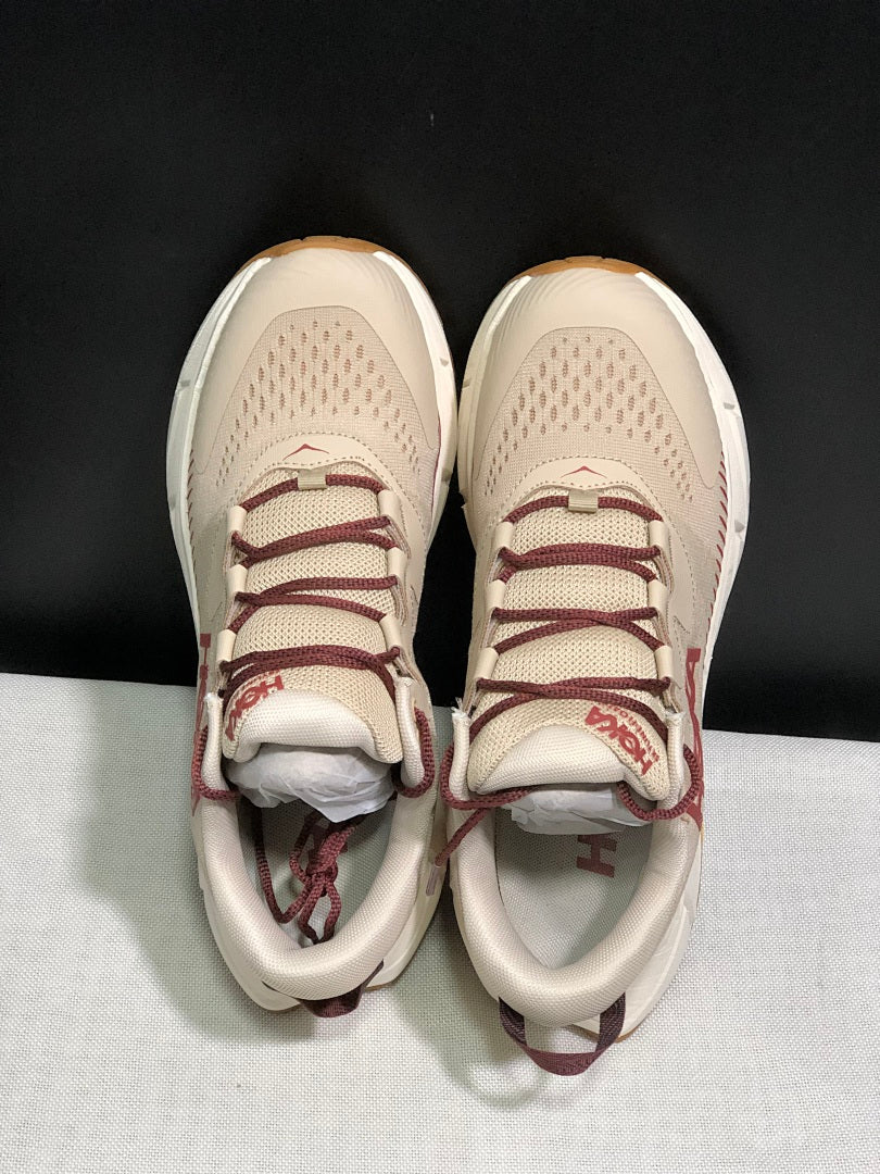 HOKA Skyline Float X Trail Sneakers in Beige