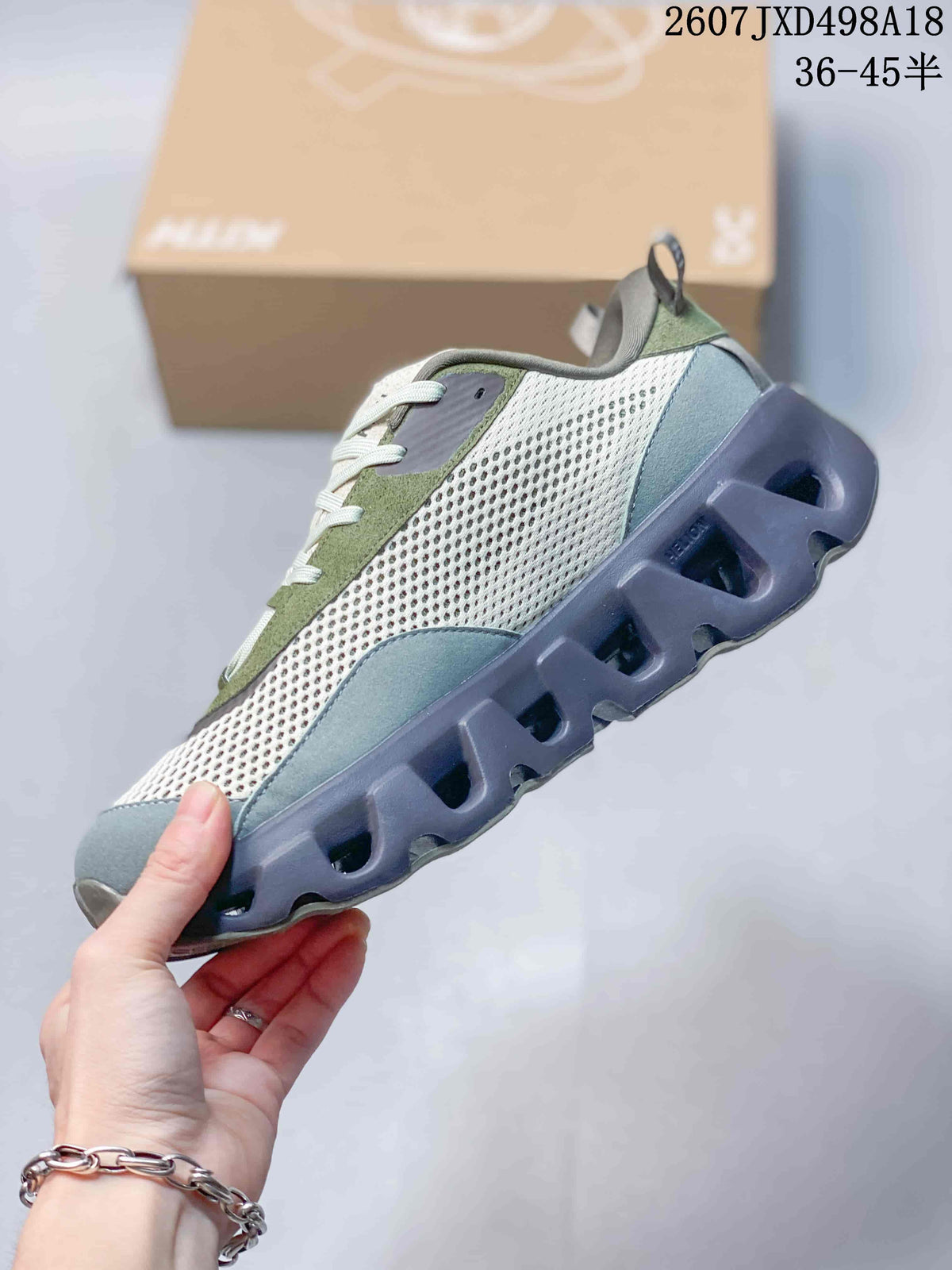 On Cloudswift K-Tech 2 Sneakers Green Gray White 711480RRY