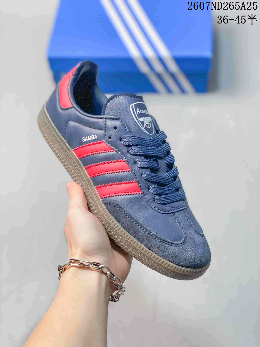 adidas Samba Low-Top Sneakers in Blue or White