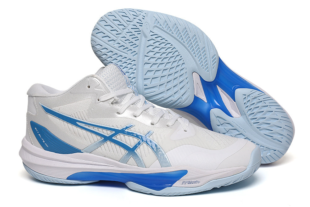 ASICS Sky Elite FF 4 Volleyball Shoes White Blue