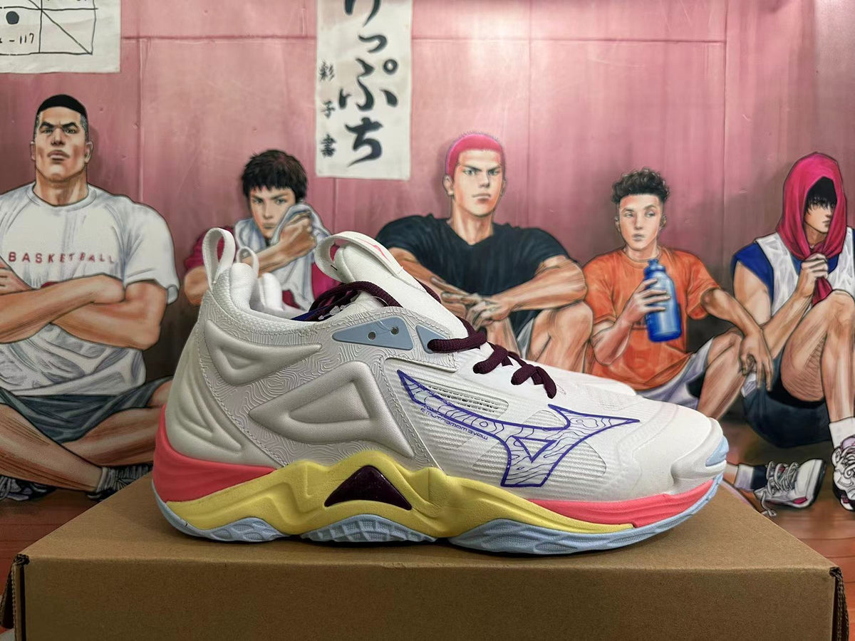 Mizuno Wave Momentum 3 Volleyball Shoes – White Multi-Color