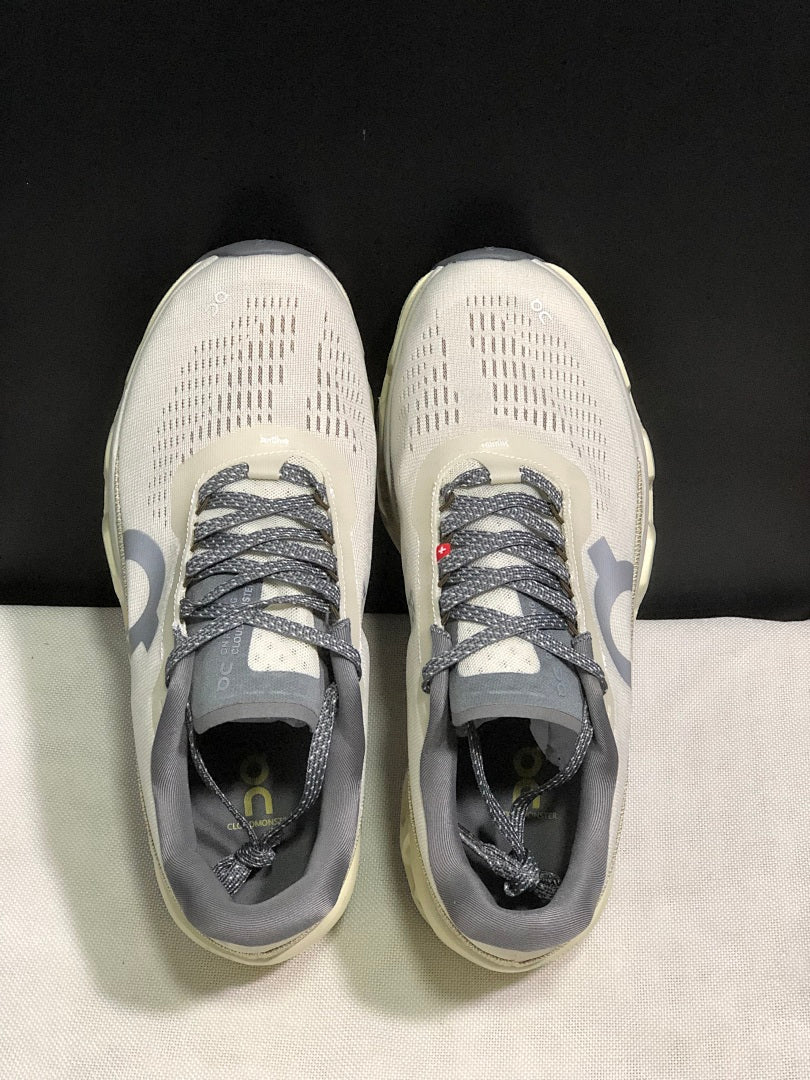 On Cloudmonster 2 Running Shoes Cream White