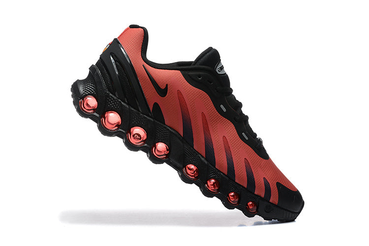 Nike Red and Black Running-Style Sneakers