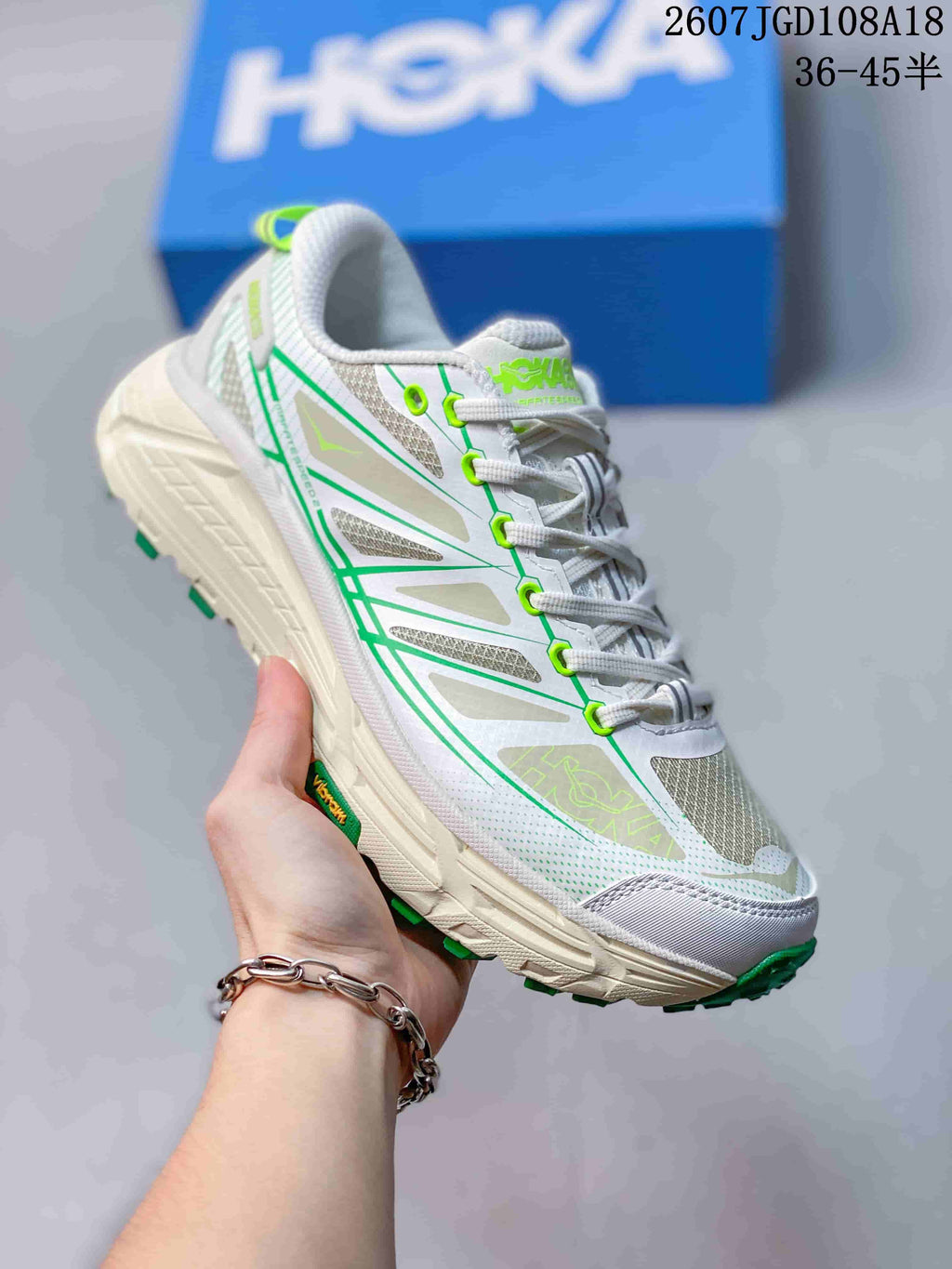 HOKA MAFATE SPEED 2 Sneakers White Green 2607TGD108A18