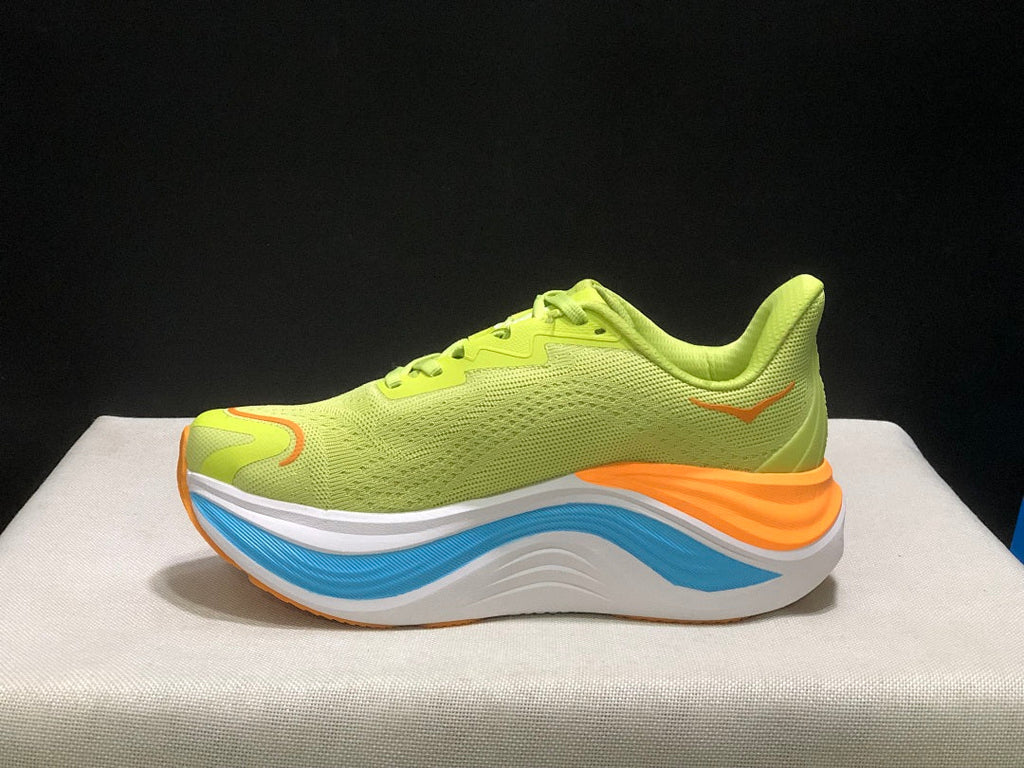 HOKA Skyward X Running Shoes in Lime Green
