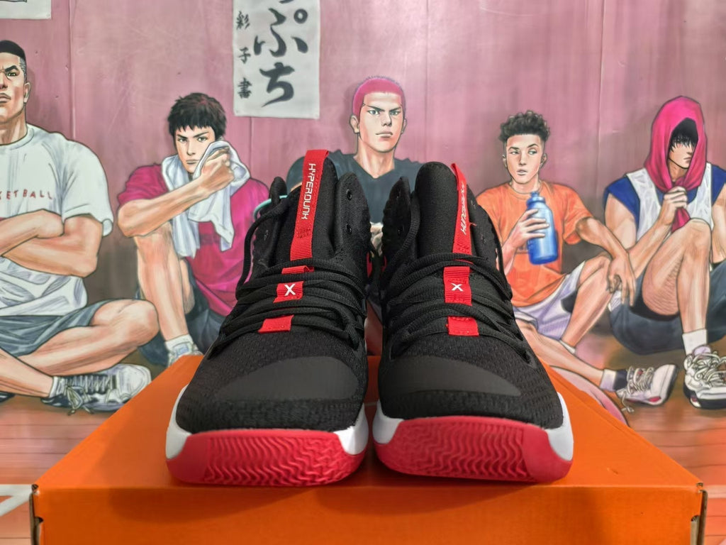 Nike Hyperdunk X Black and Red Basketball Shoes