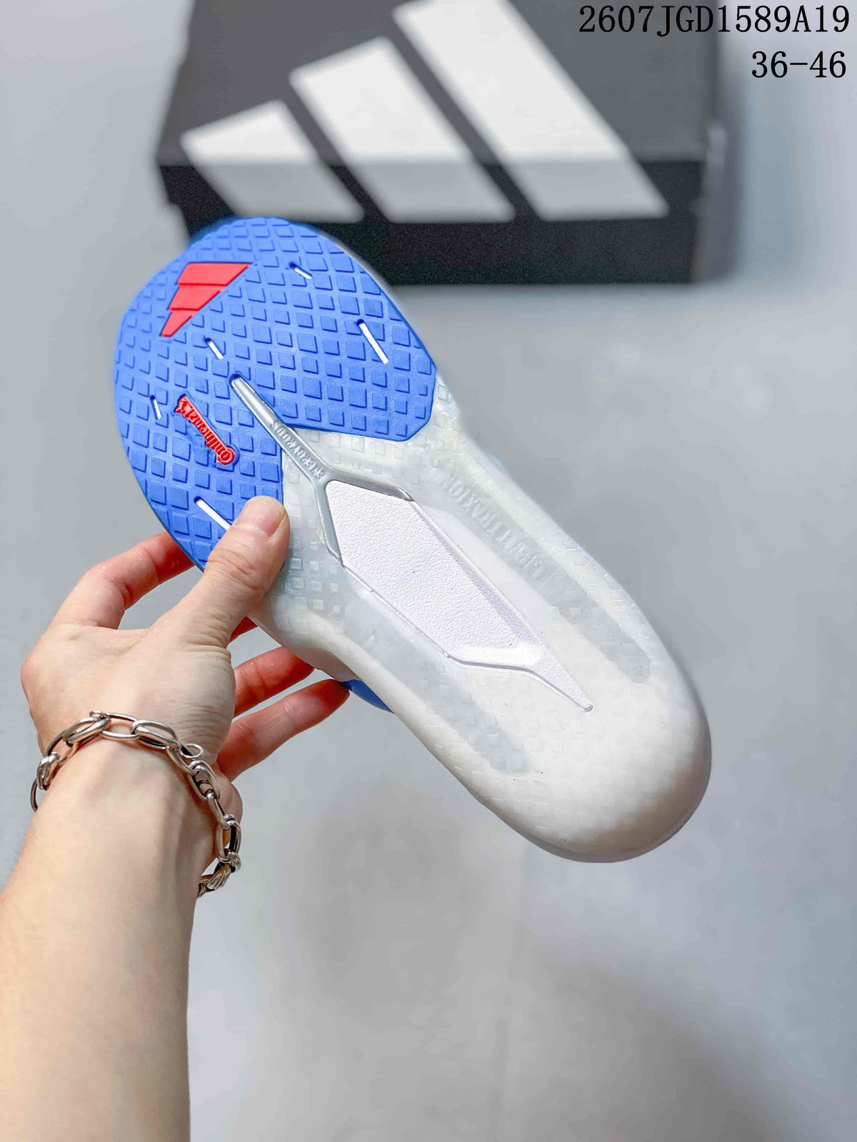 adidas Adizero Dropset Pro Training Sneakers White Red Blue