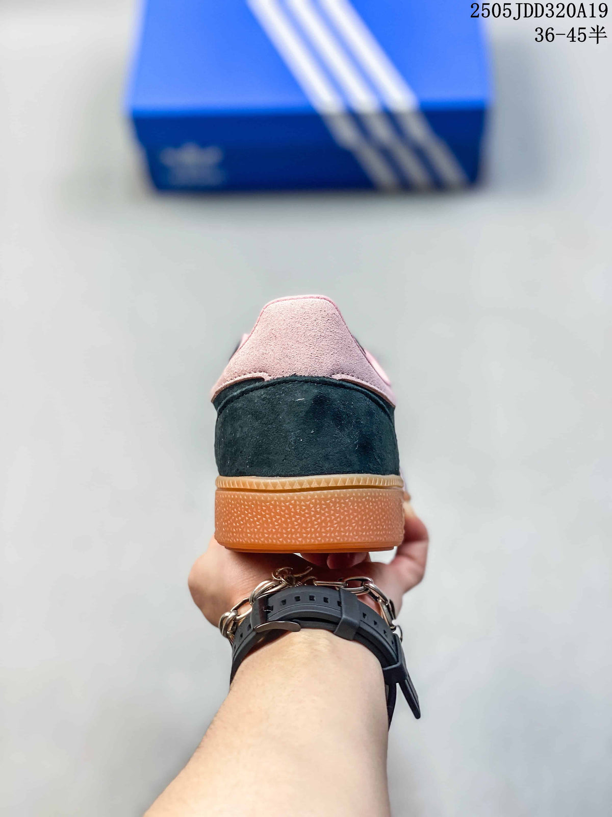 adidas Gazelle Indoor Sneakers Black Pink Gum Sole 2505JDD320A19