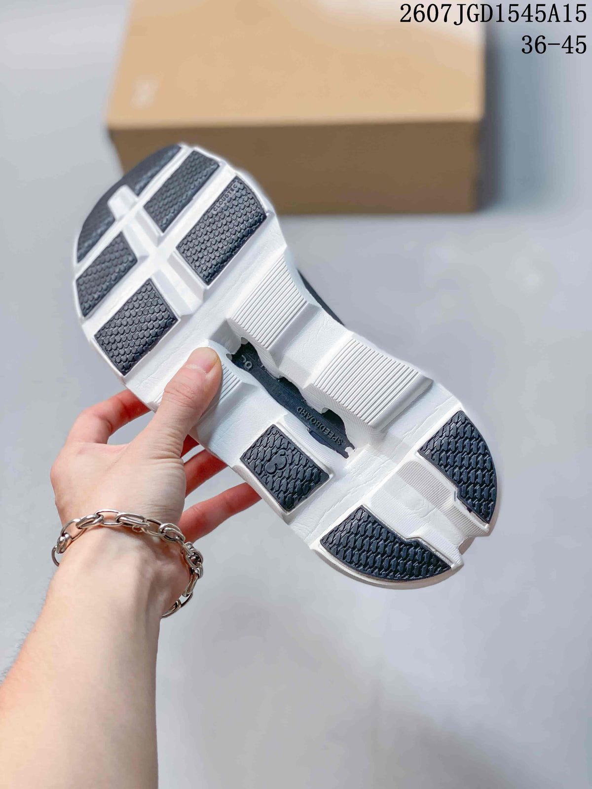 On CloudTilt Sneakers Dark Gray White 2607JGD1545A15