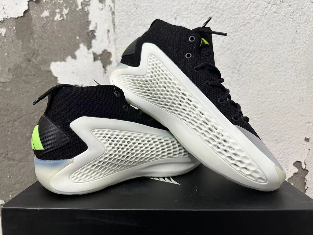 Adidas Harden Vol. 8 Basketball Shoes Black White Neon Green