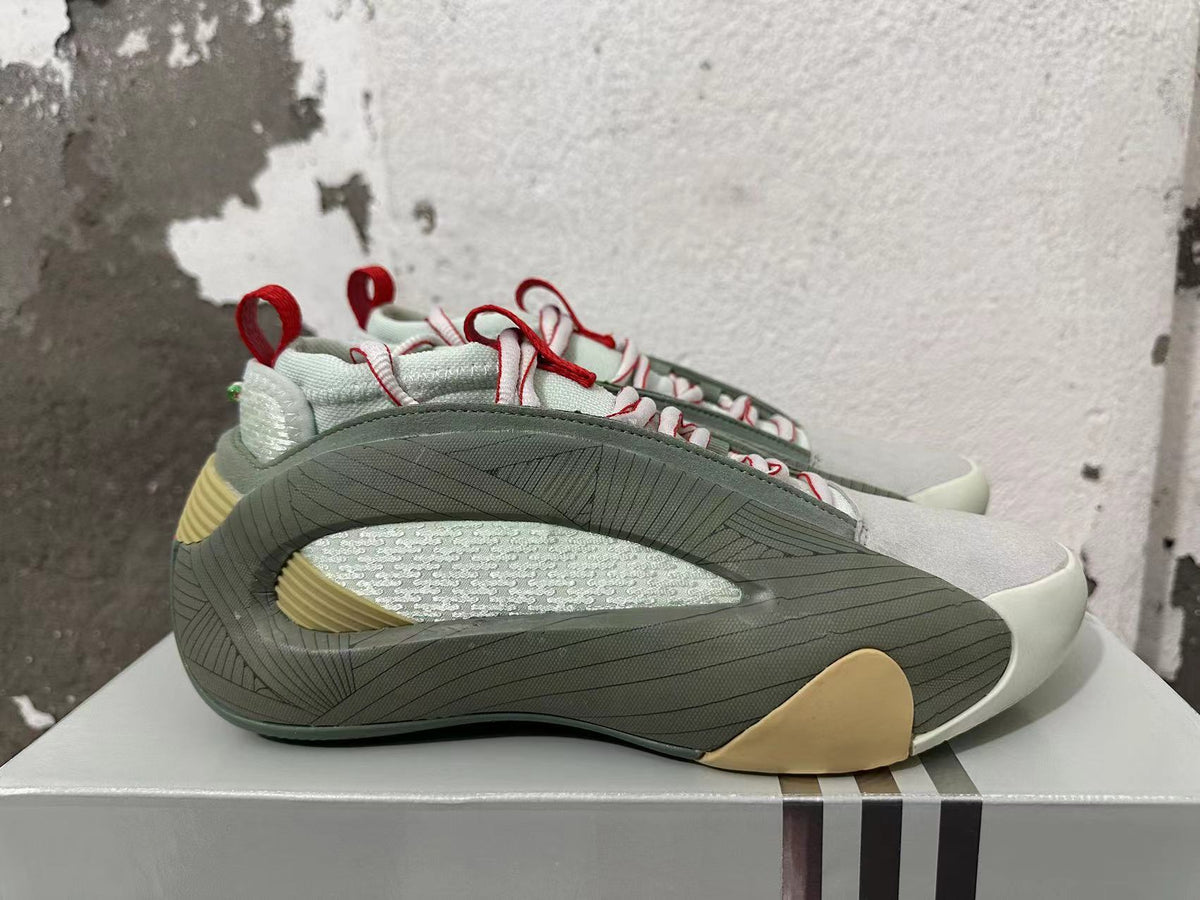 Adidas Harden Vol. 8 Basketball Shoes, Gray and Red