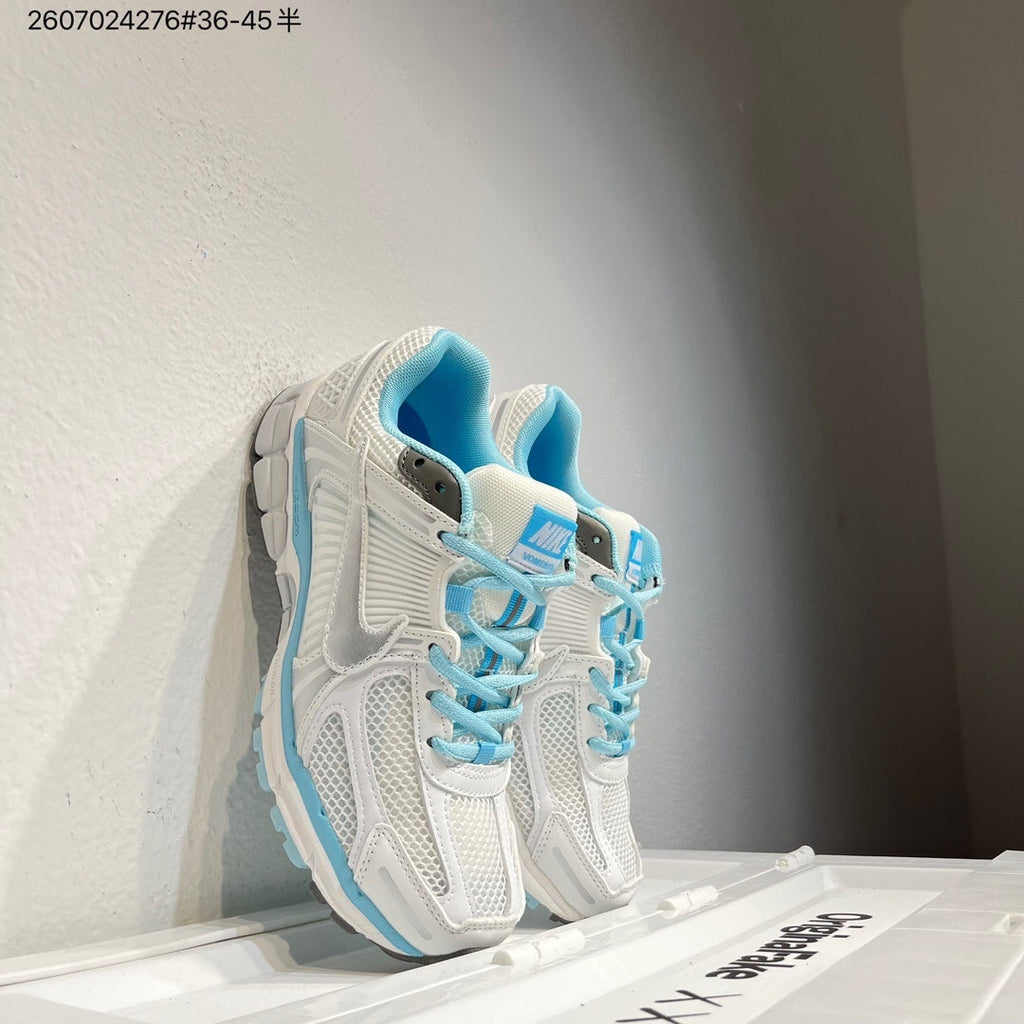 Nike Air Zoom Vomero 5 Sneakers White and Blue