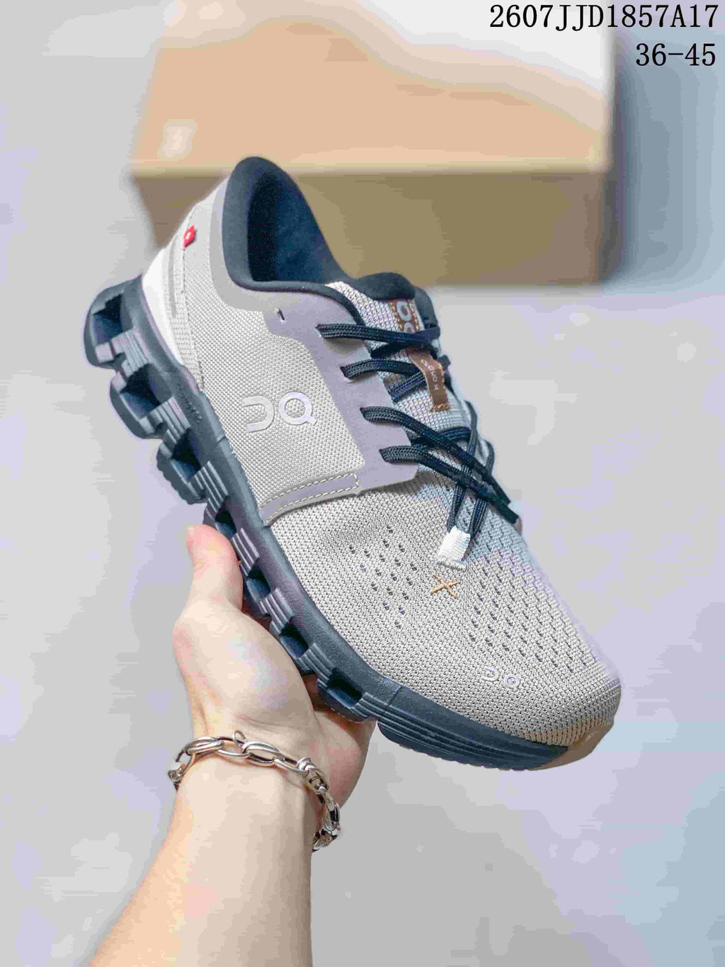On Cloud X 4 Sneakers Gray Black 2607JJD1857A17