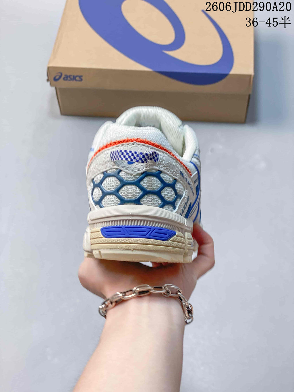 ASICS Tiger Gel-Kahana 8 Sneakers White Blue Orange 612000ASOEW