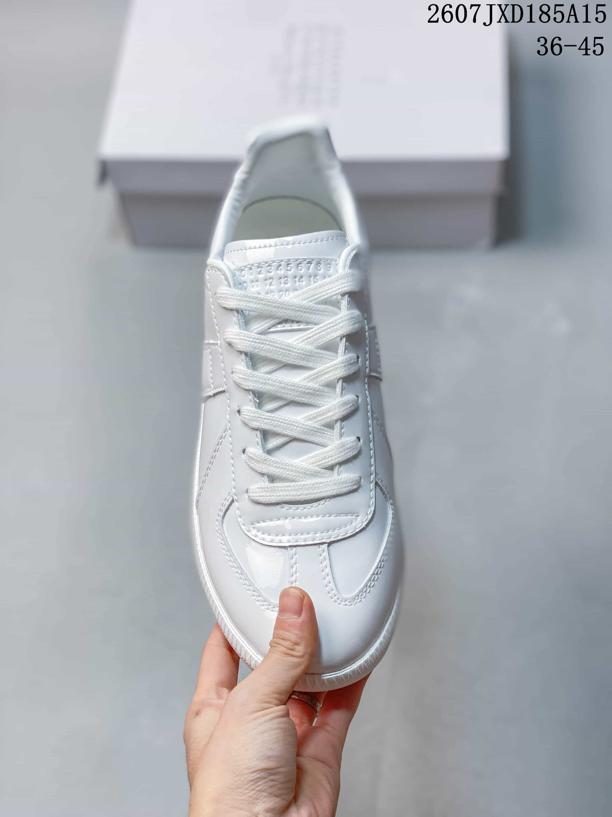 Maison Margiela S57WS0236 White Calfskin Sneakers
