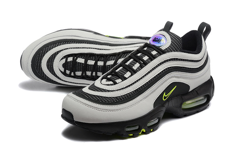 Nike Air Max 97 Sneakers in Grey, Black and Volt