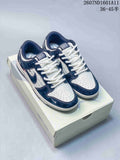 Nike SB Dunk Low Off-White Navy White Sneakers 2607ND1601A11