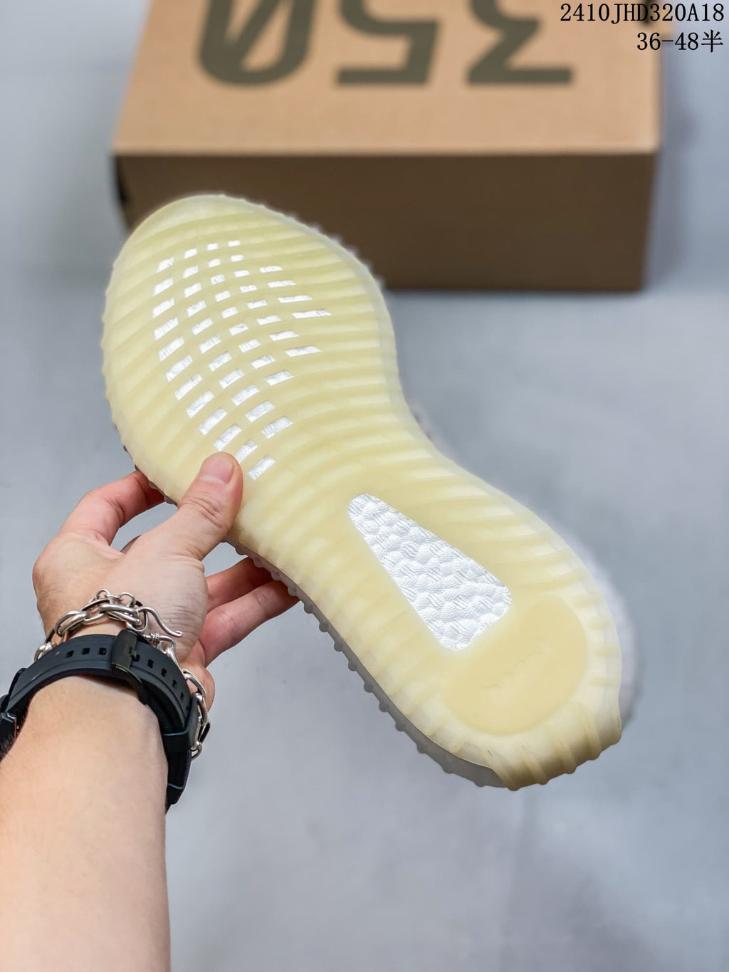 Adidas Yeezy Boost 350 V2 Cream Red Knit Sneakers