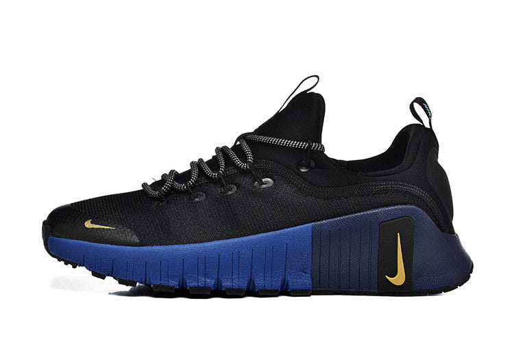 Nike Black and Blue Low-Top Sneakers