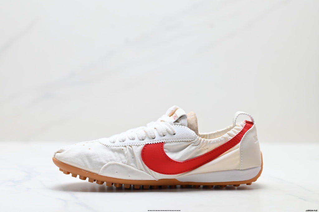 Nike x Jacquemus Low-Profile Sneakers in White and Red