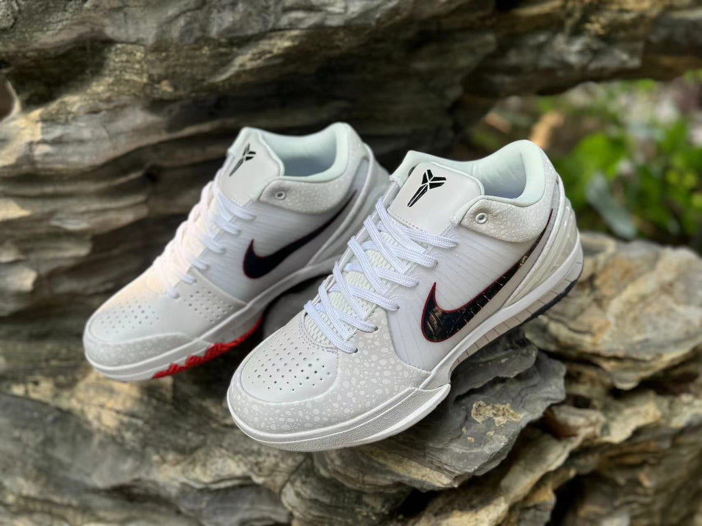 Nike Kobe 4 Basketball Shoes – White Paris Olympics Home Colorway