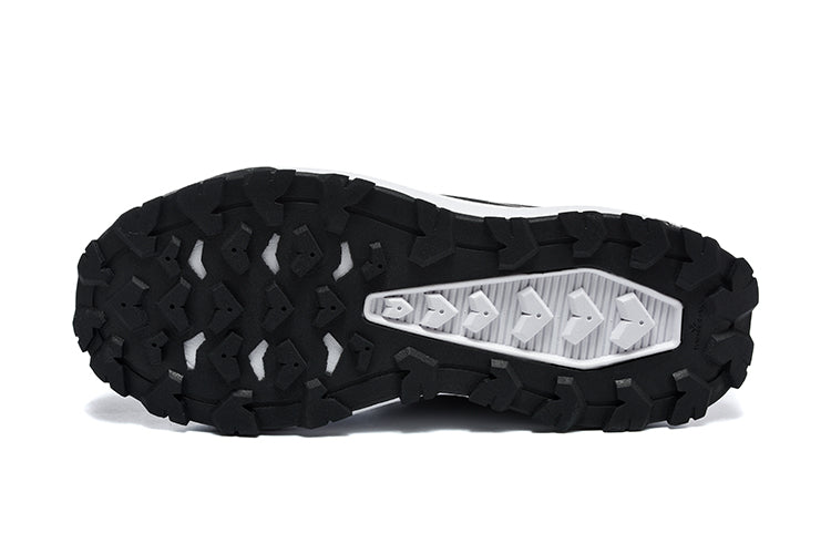 The North Face Black Trail Sneakers with White Midsole