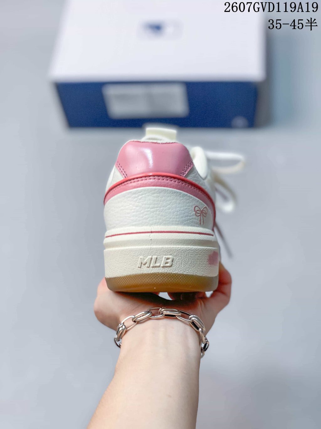 MLB Chunky Liner Pink Low-Top Sneakers 2607GVD119A19