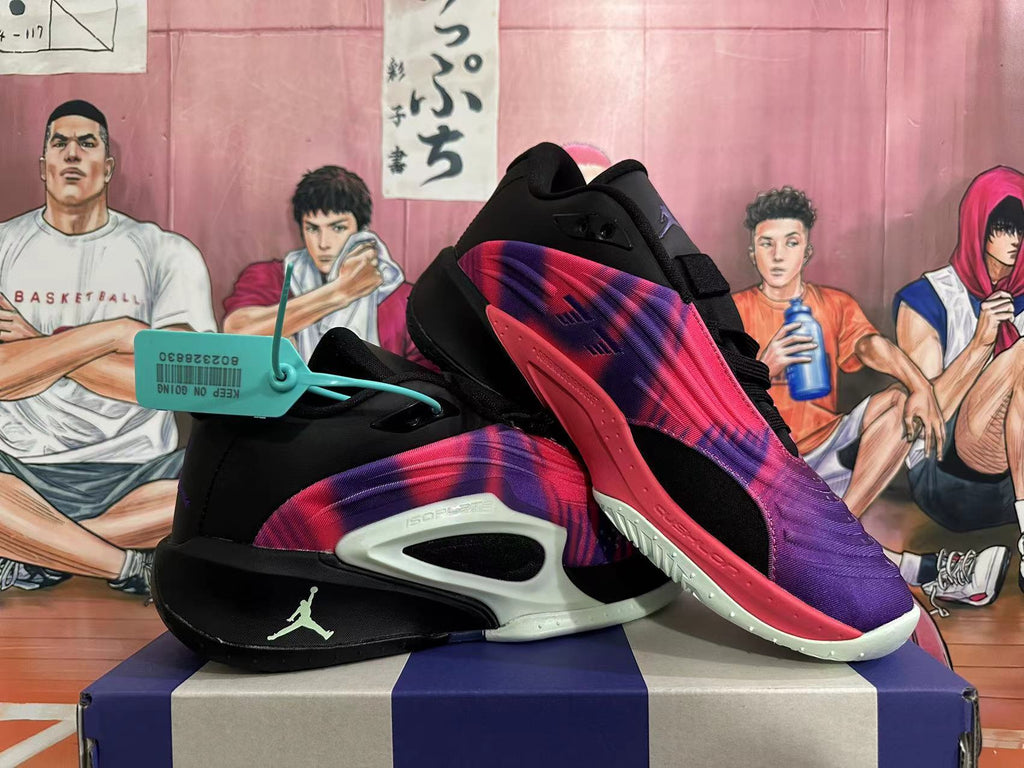 Jordan Tatum 2 Basketball Shoes Purple Pink Black