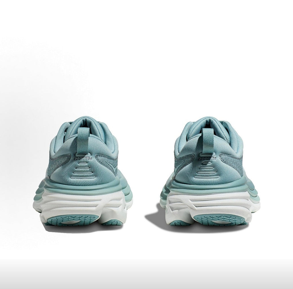 HOKA Bondi 8 Running Shoes in Light Blue