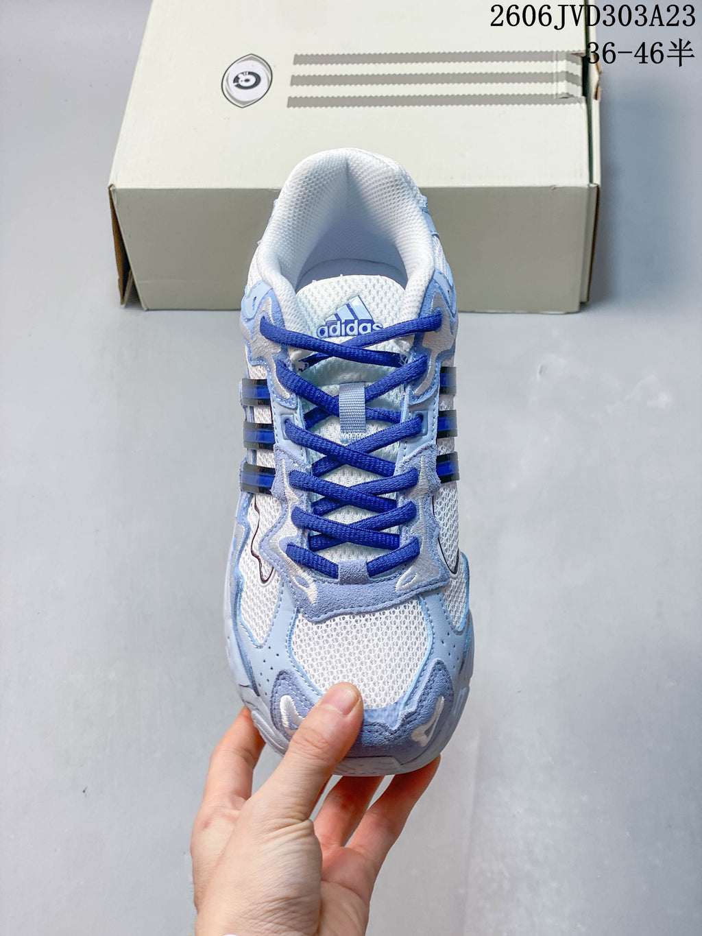 adidas Response CL Bad Bunny Sneakers in White and Blue